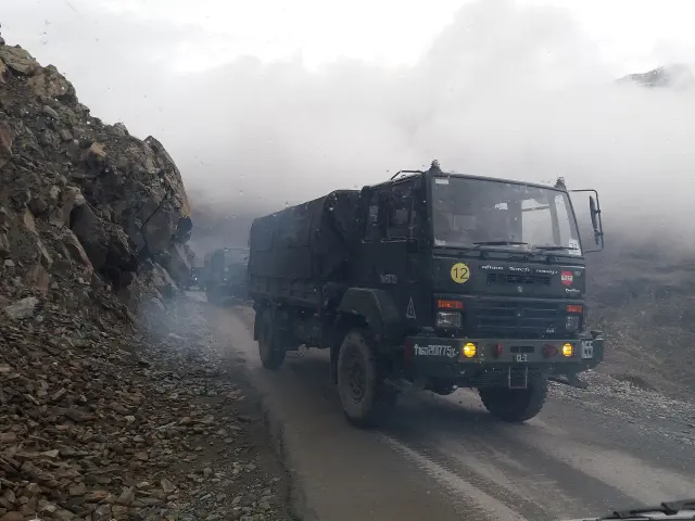 Convoy in the clouds