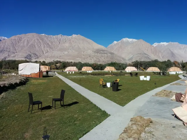 Camp in the Nubra Valley