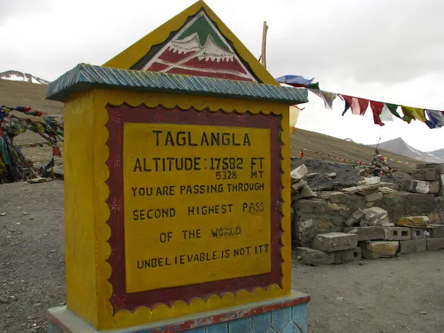 Tanglang La, 17,582 ft